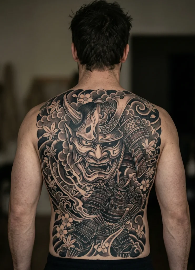 Oni Mask and Samurai Fusion