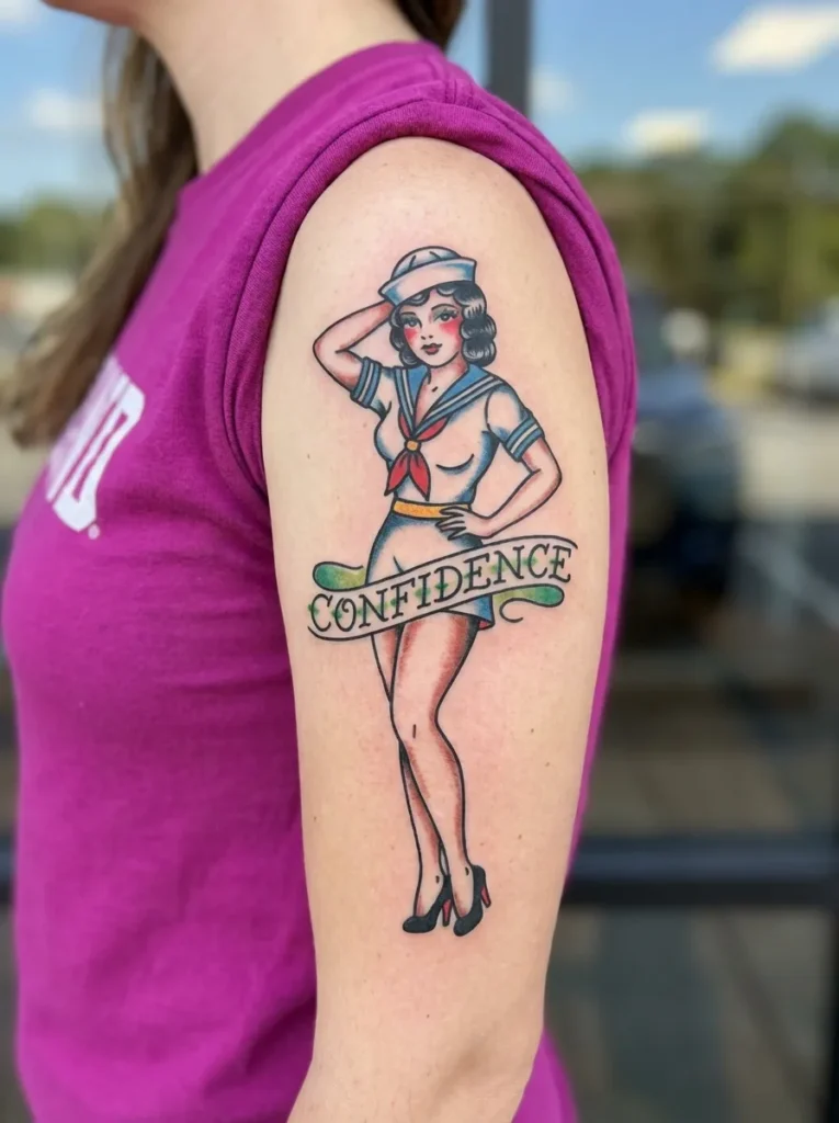 Pin-Up Girl Tattoo
