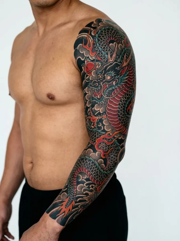 Dragon Sleeve Tattoo
