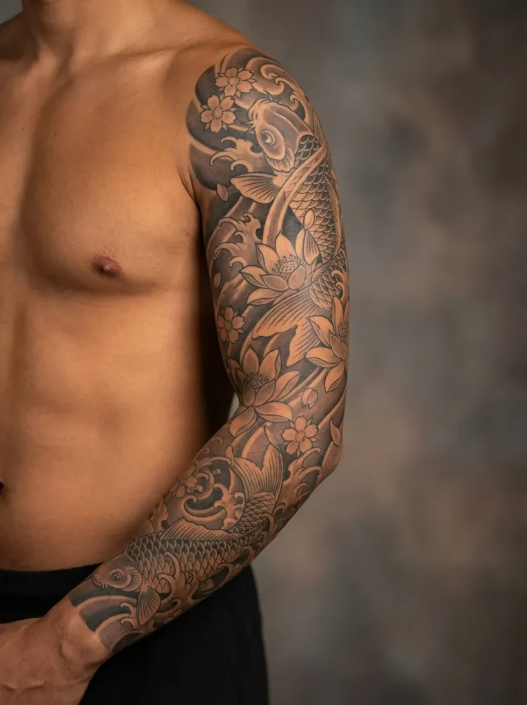 Koi Sleeve Composition