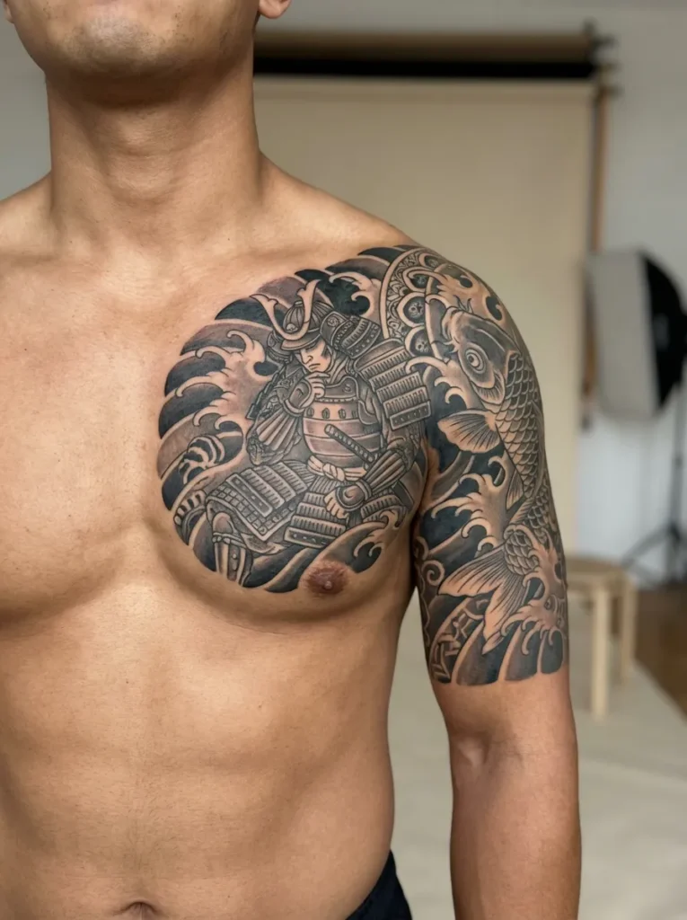 Koi and Samurai Theme