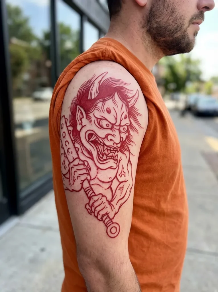 Oni Demon Tattoo
