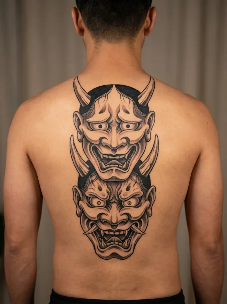 Oni Mask and Hannya Pairing