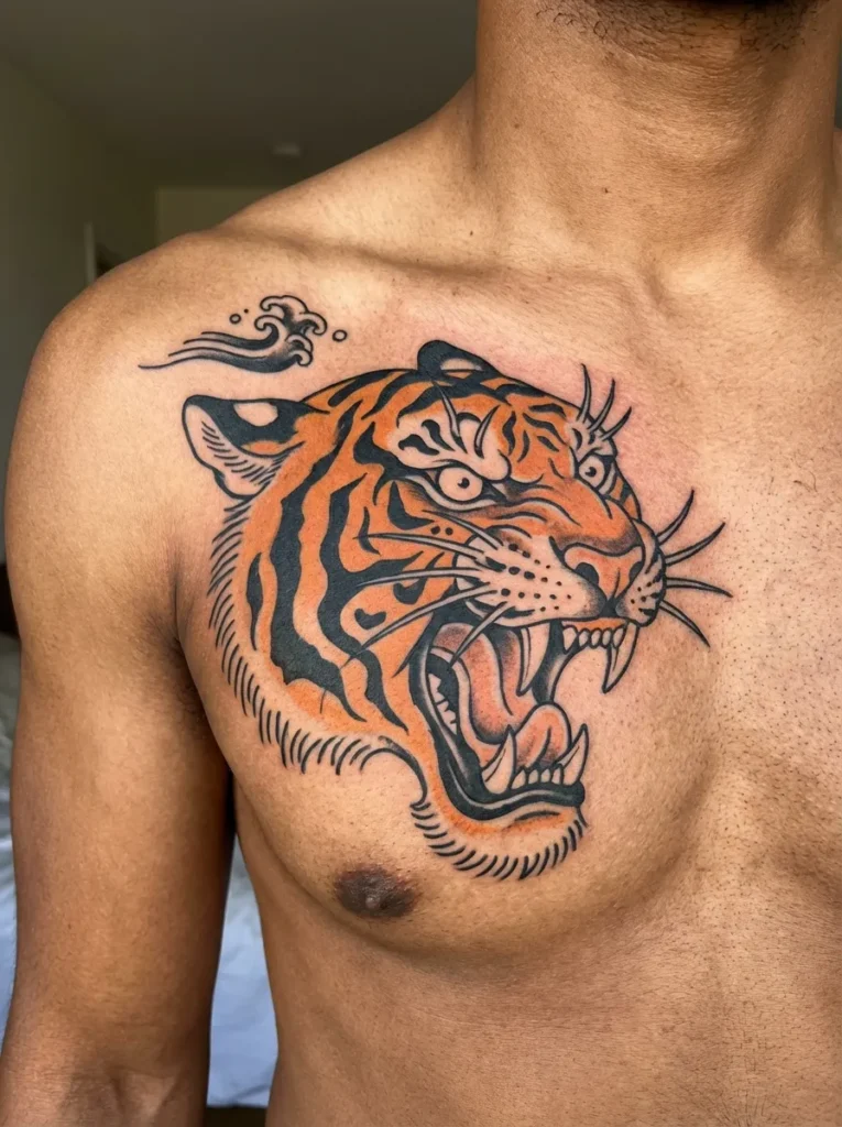 Roaring Tiger Head