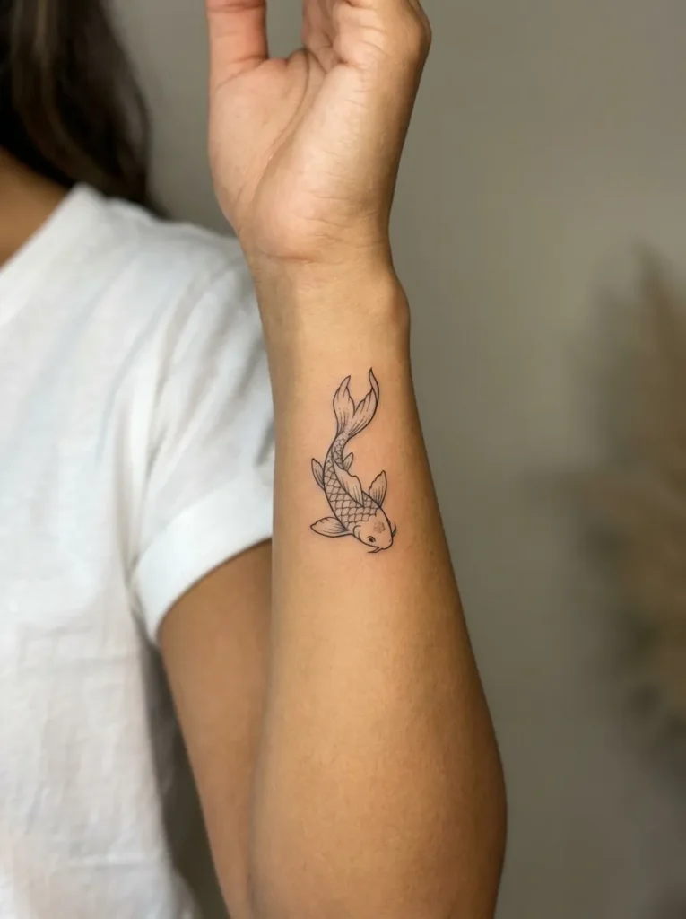 Tiny Koi Fish