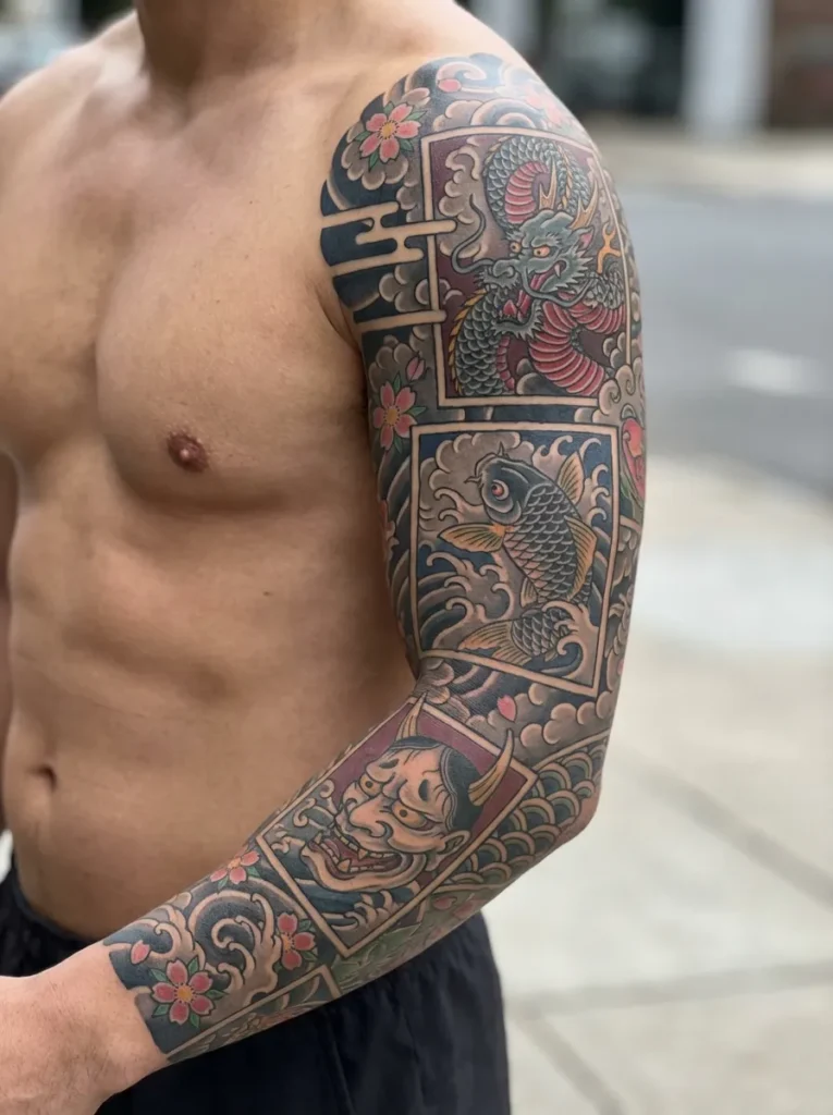 Traditional Irezumi Patchwork Sleeve