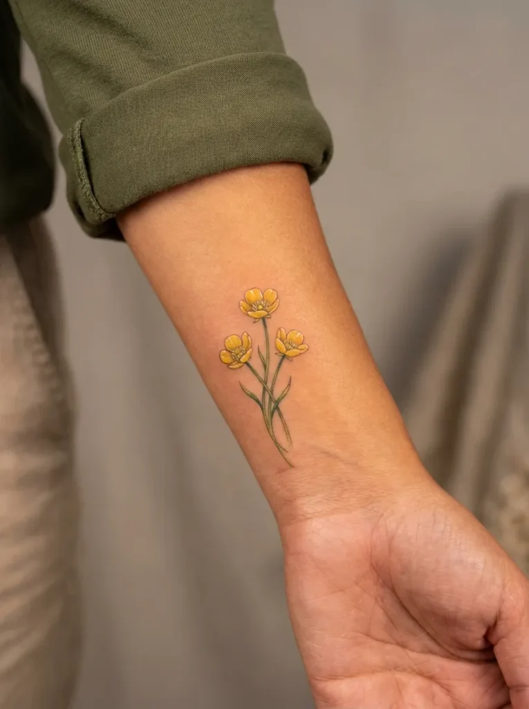 Buttercup Spring Trio