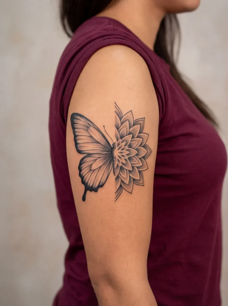 Butterfly + Lotus Petal Mandala Blend