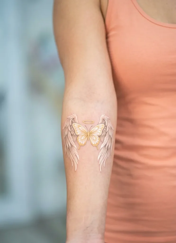 Butterfly with Angel Wings Tribute