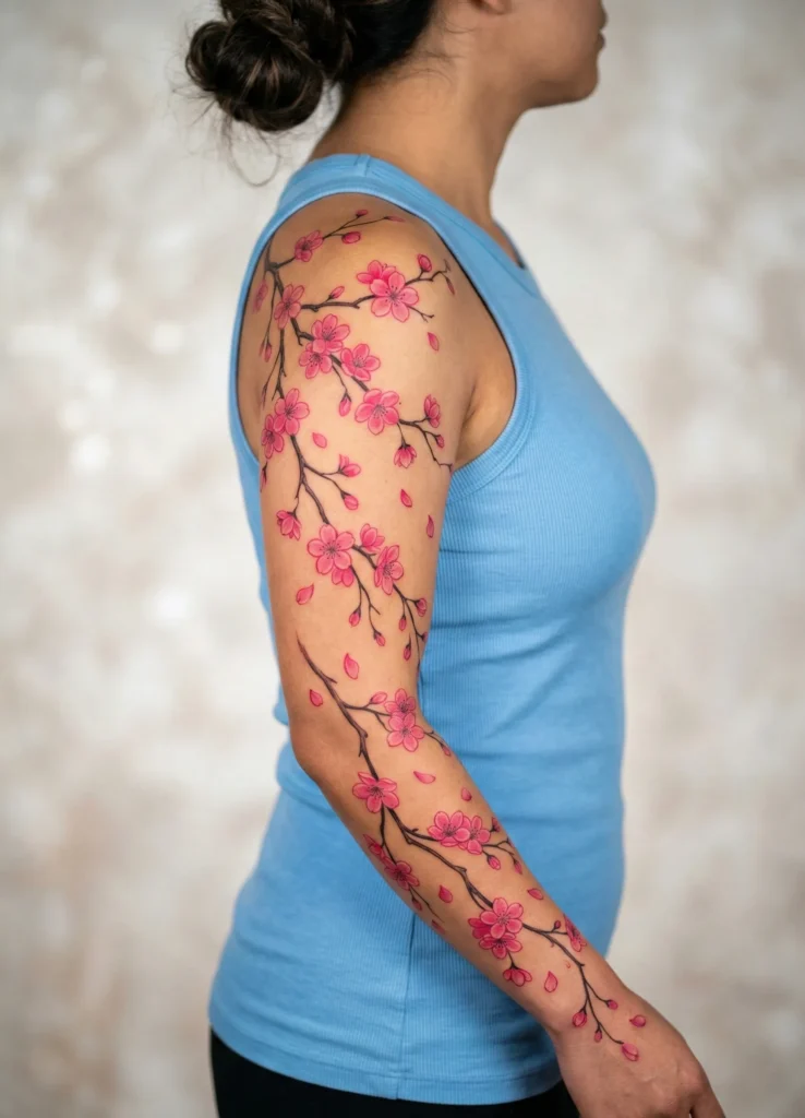 Cherry Blossom Flow Sleeve