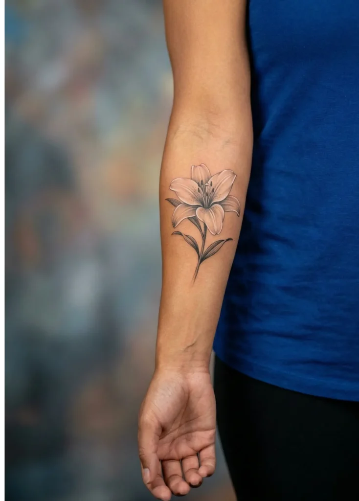 Classic White Lily Flower