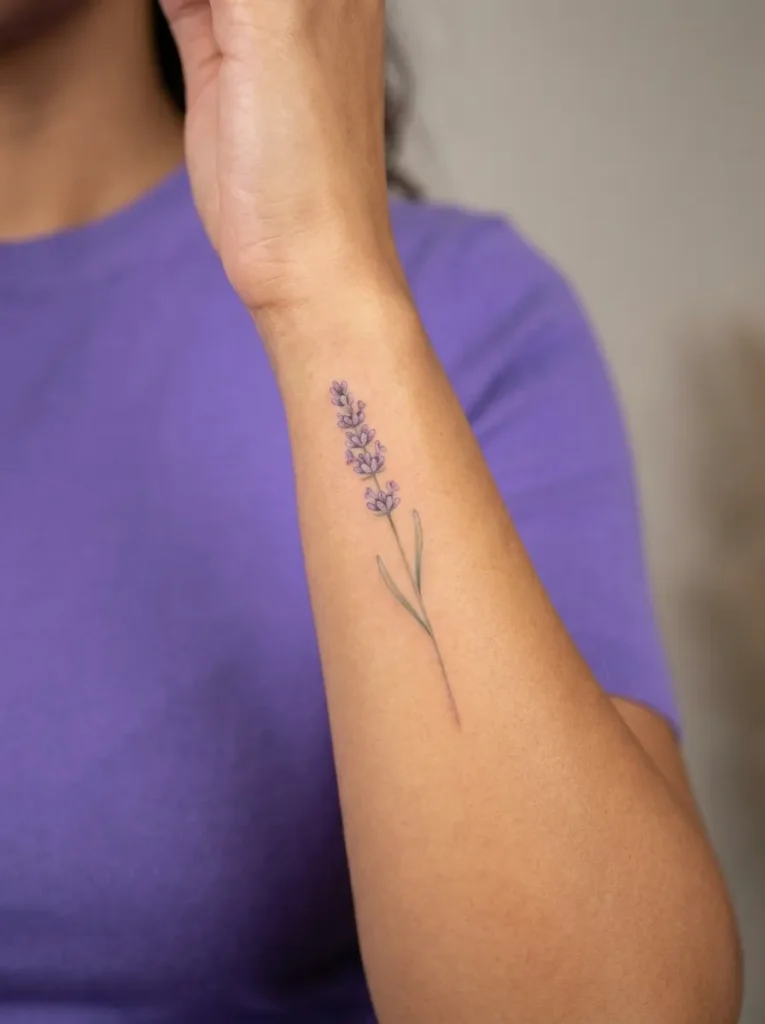 Delicate Lavender Flower