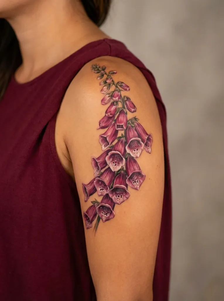 Foxglove Flower Shoulder Vine