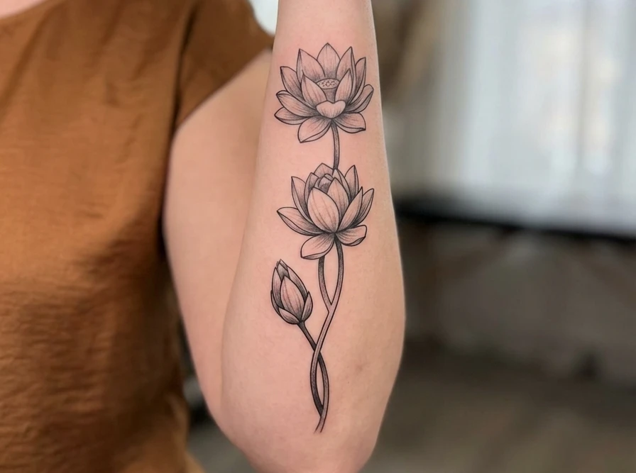 Lotus Flower Tattoo Ideas