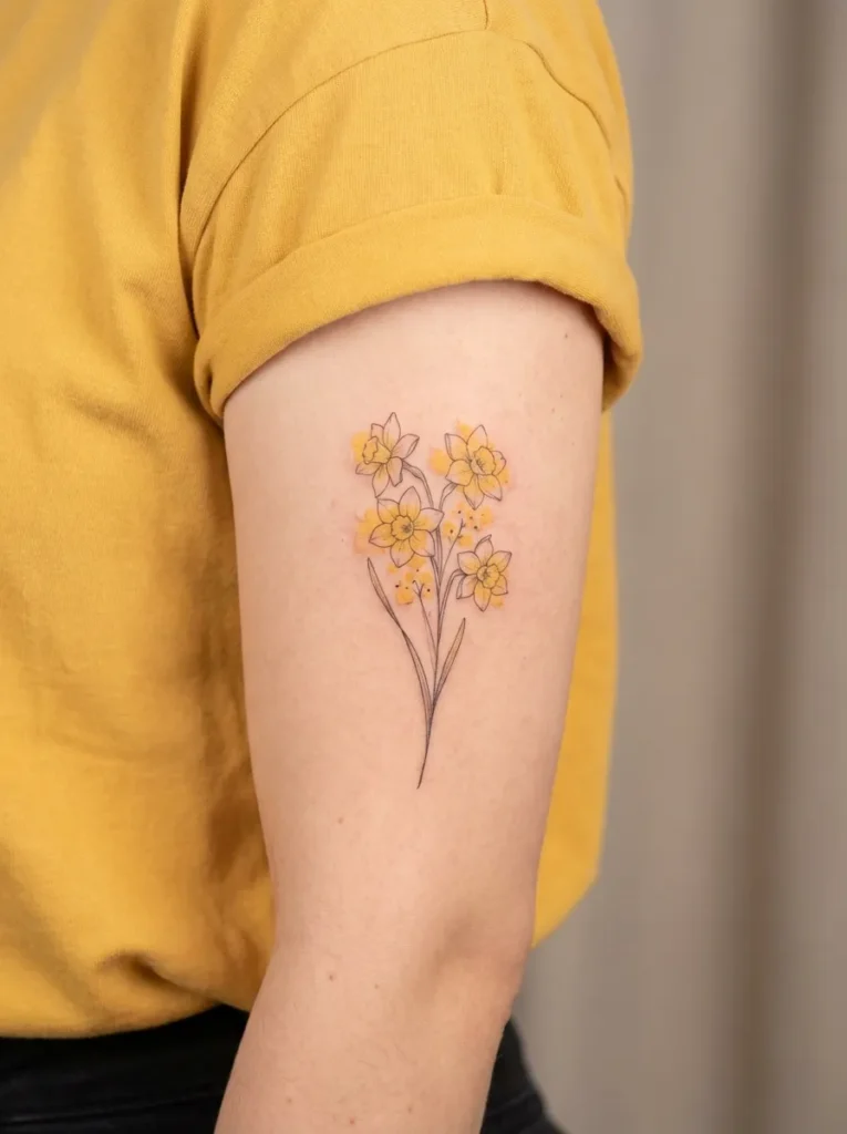  March – Jonquil Flower Tattoo