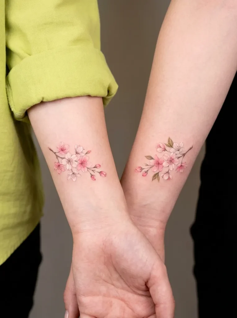 Matching Cherry Blossom Clusters