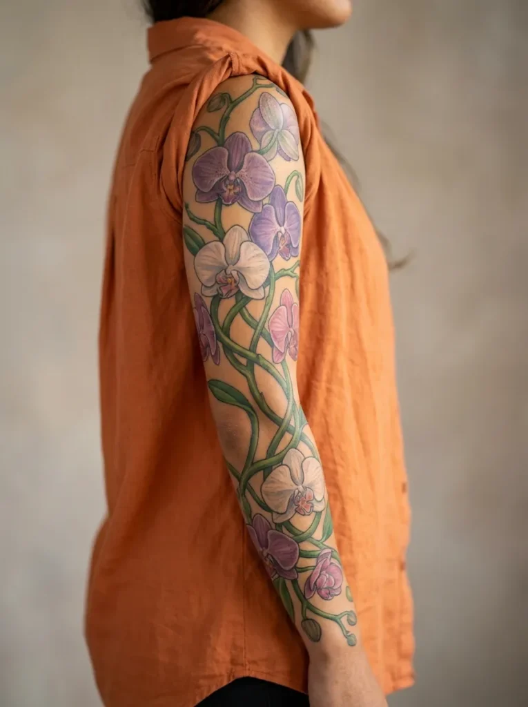 Orchid and Vine Full Sleeve
