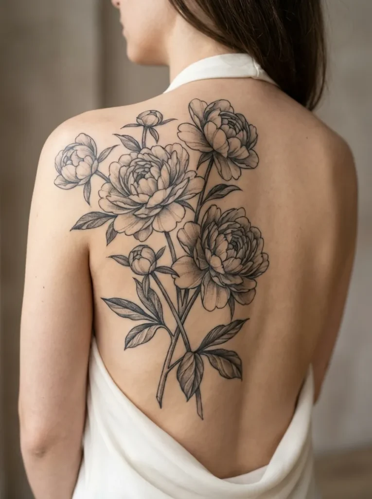 Peony Flower Bouquet