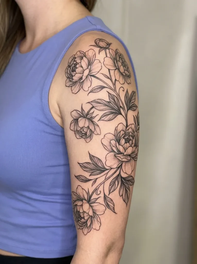 Peony Flower Vine Wrap