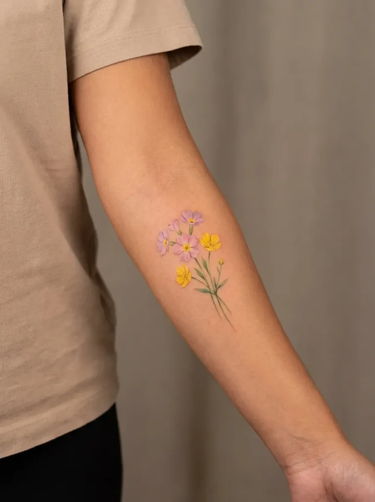 Primrose and Buttercup Cluster