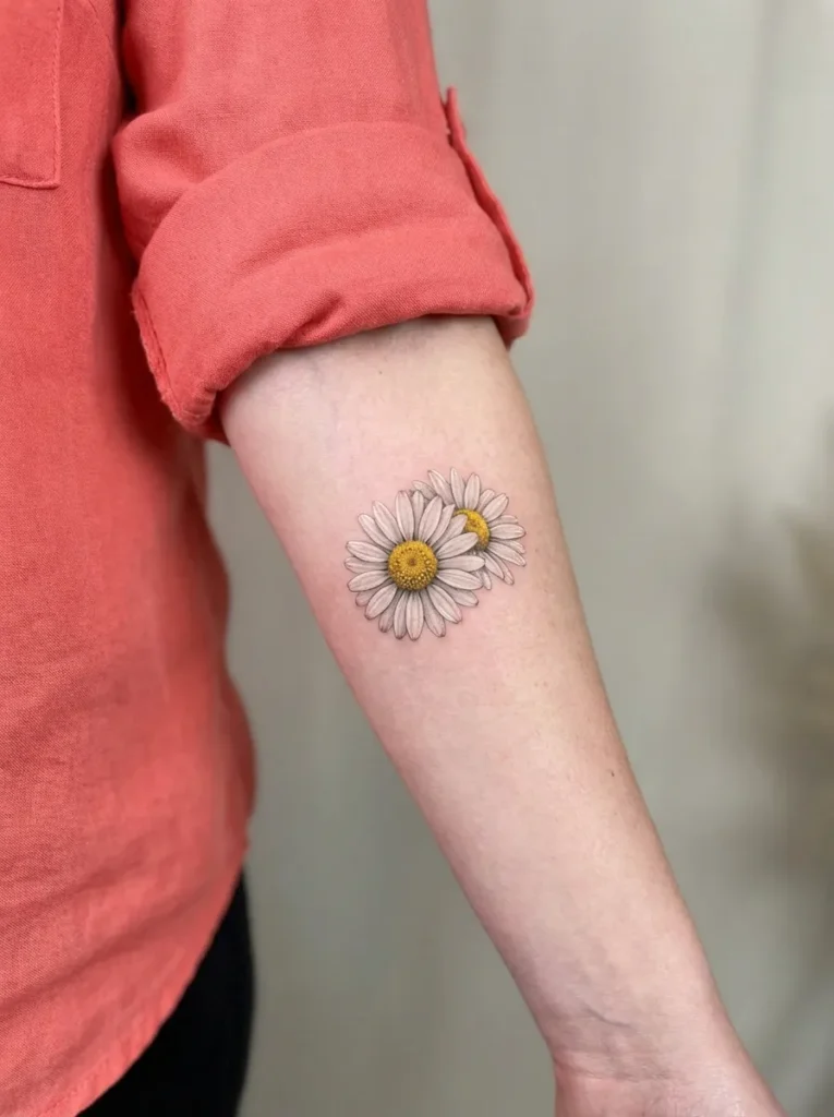 Realistic Daisy Flower