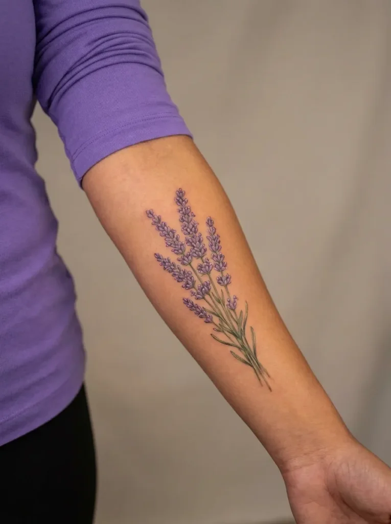 Realistic Lavender Flower