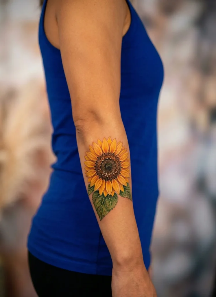 Realistic Sunflower Flower