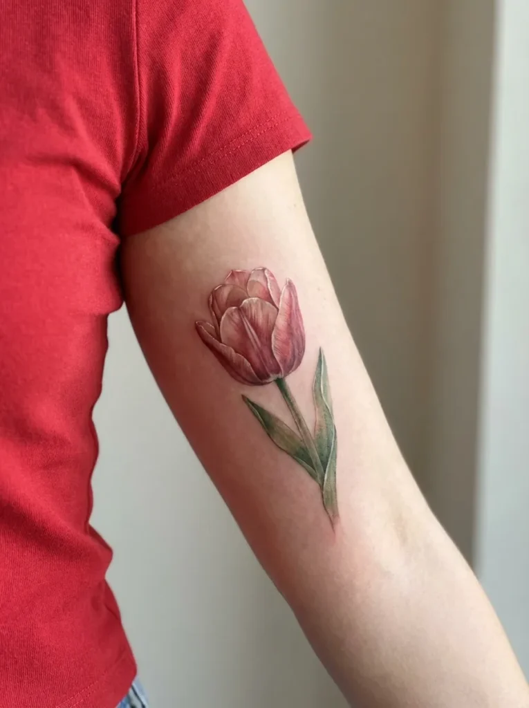 Realistic Tulip Flower