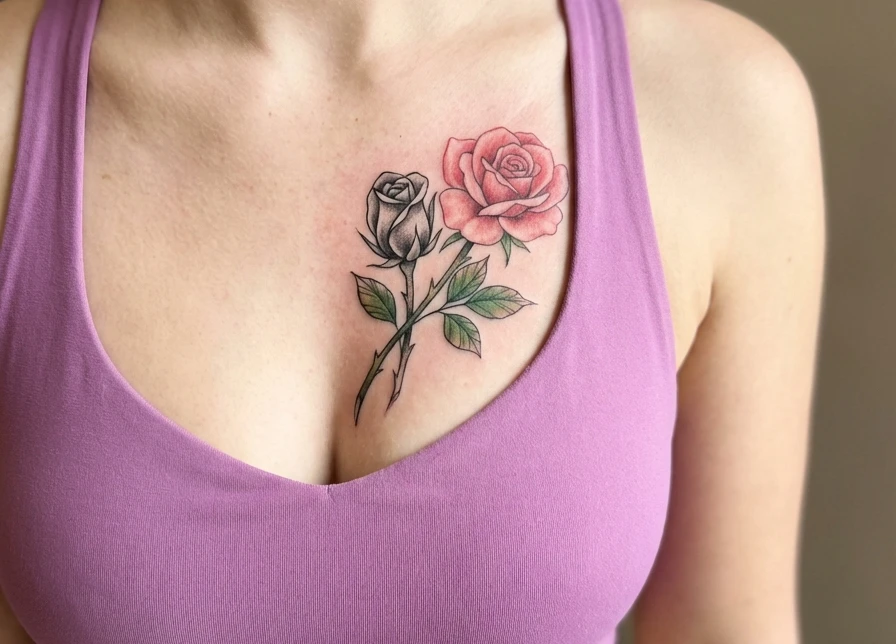 Rose Flower Tattoo Ideas