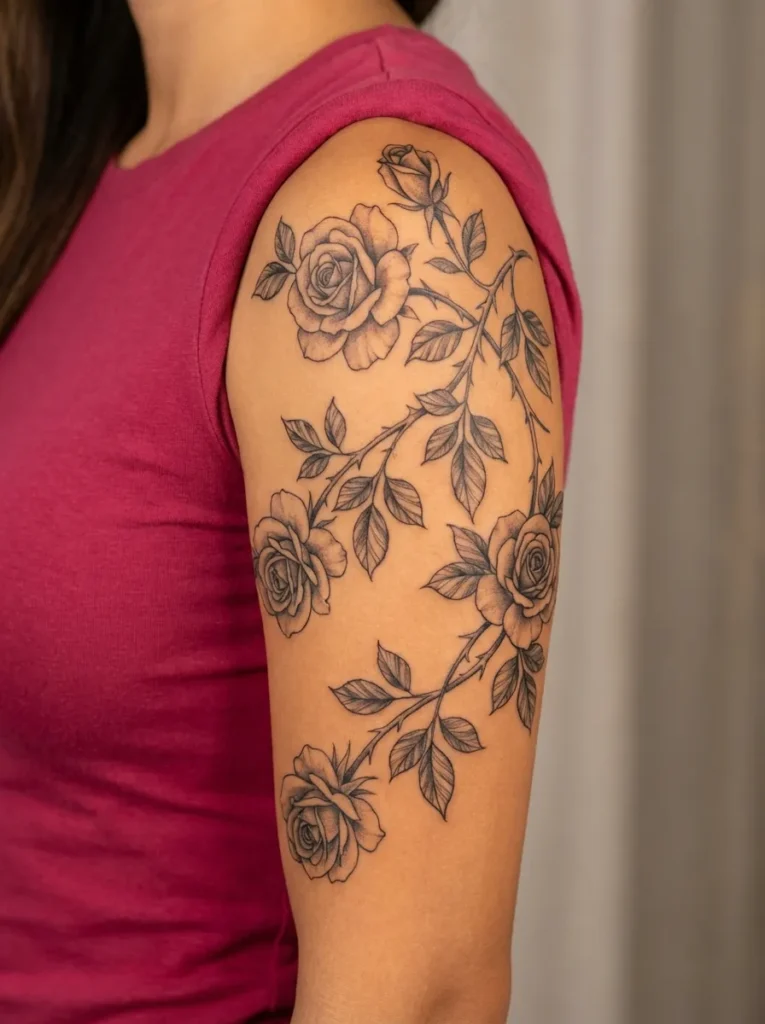 Rose Flower Vine Wrap