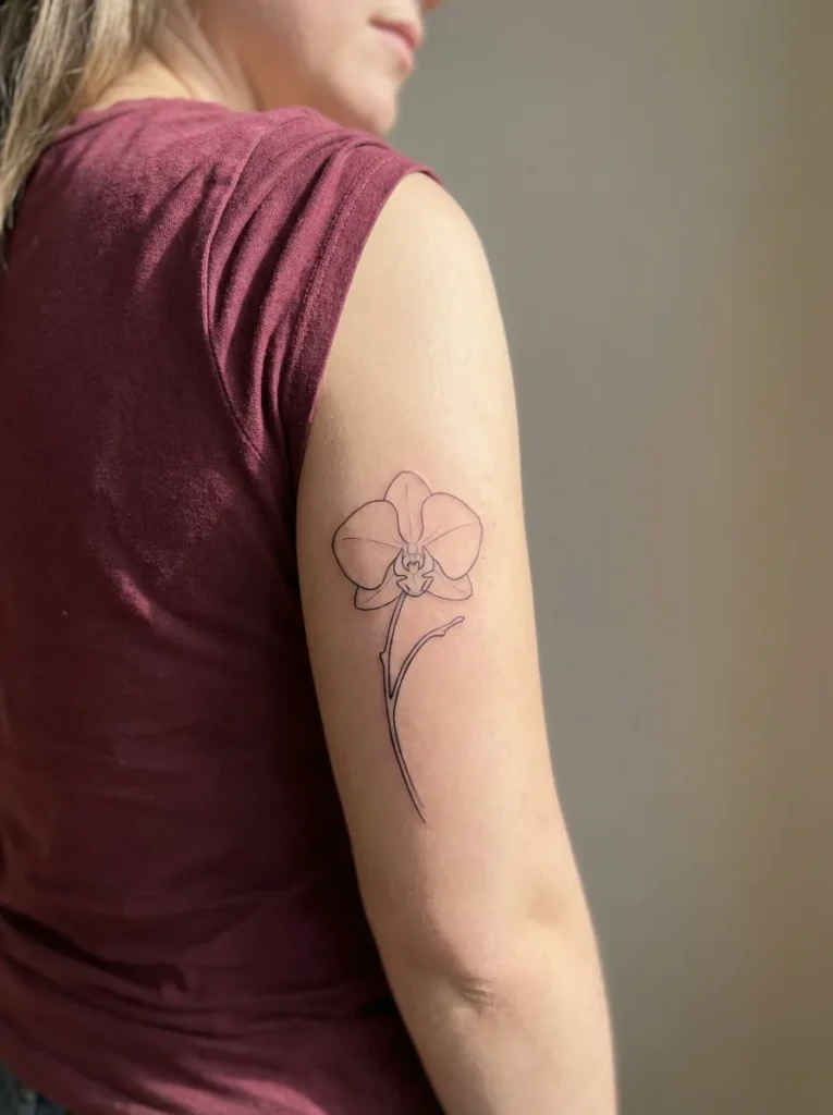 Simple Orchid Flower