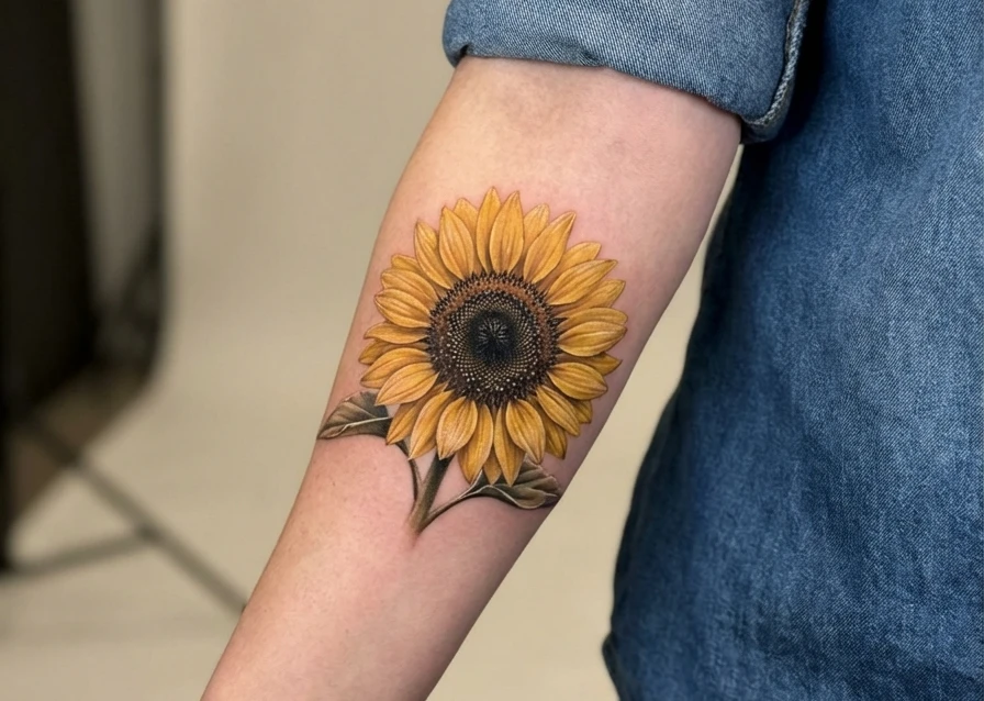 Sunflower Tattoo Ideas