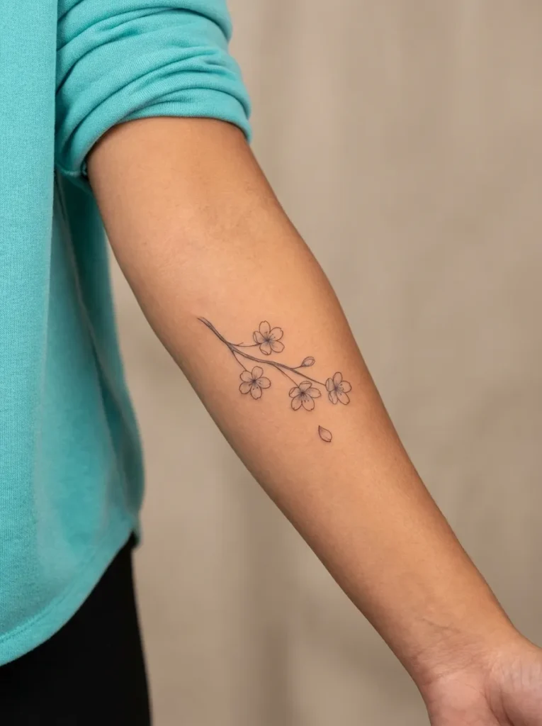 Tiny Cherry Blossom Flower