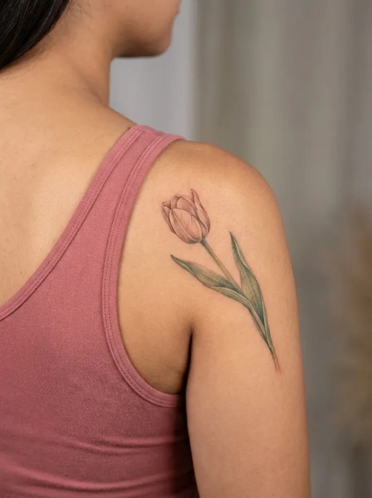 tulip Flower Shoulder Piece