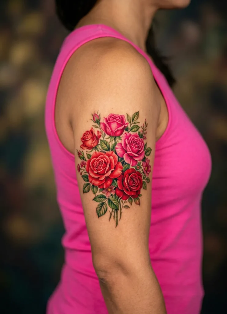 Vibrant Rose Flower Bouquet