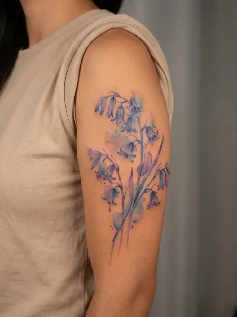 Watercolor Bluebell Flower Blend