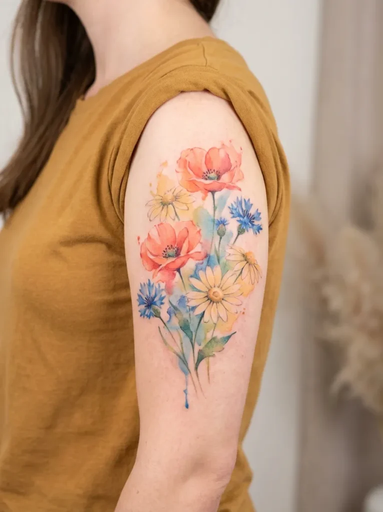 Watercolor Wildflower Flower Mix