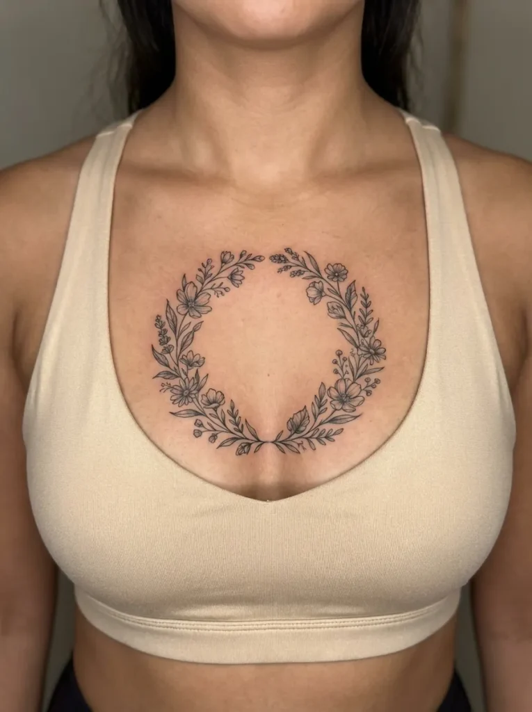 Wildflower Wreath Circle