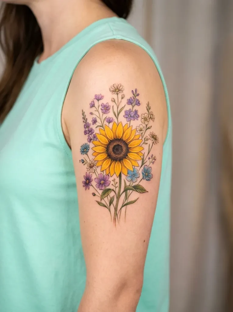 Wildflower and Sunflower Mix