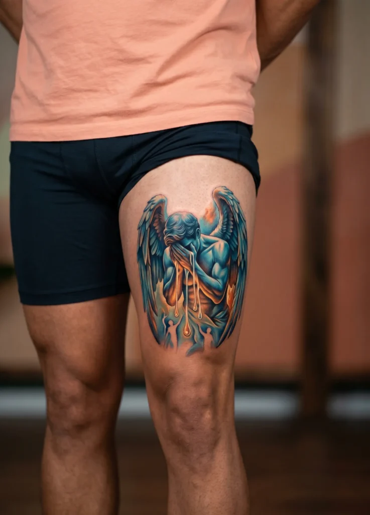 Angel Crying Over Humanity