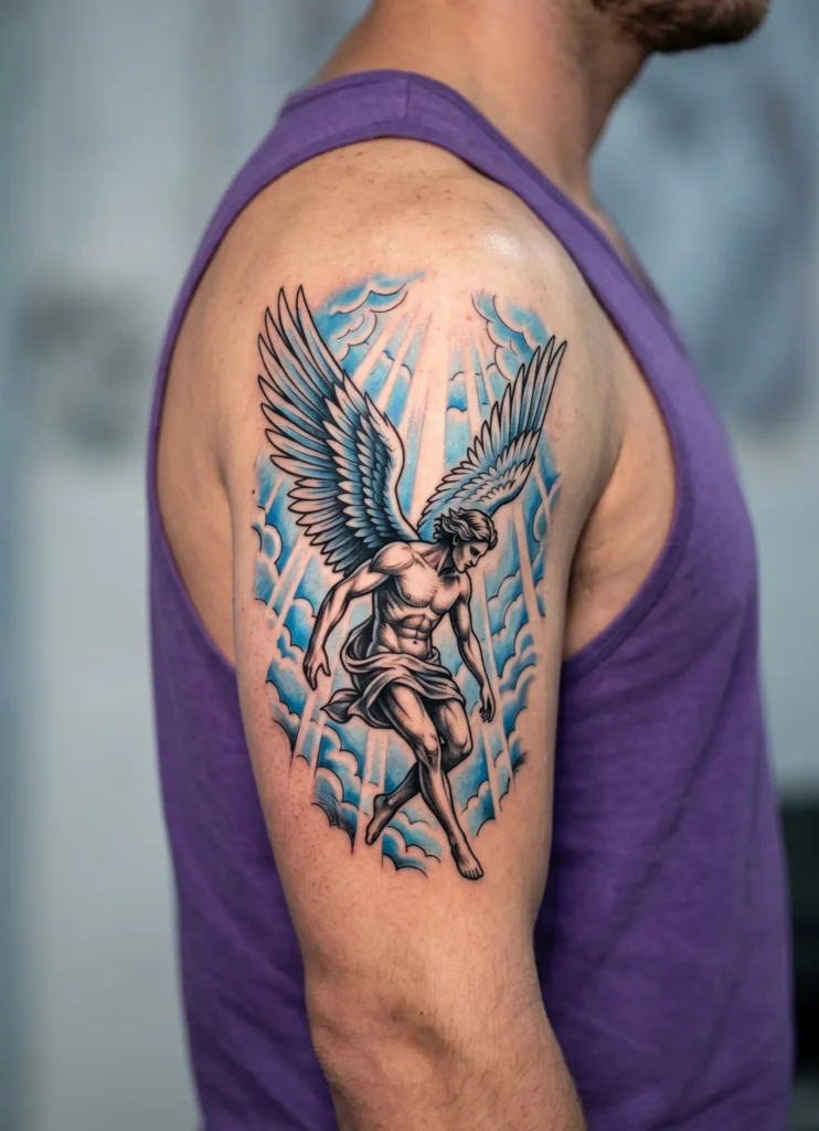 Angel Descending from Heaven