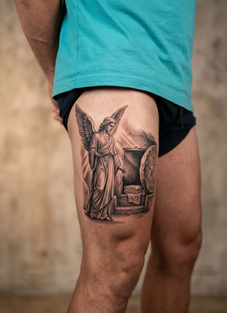 Angel Over Empty Tomb