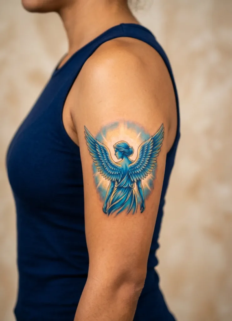 Angel Turning Away from Light