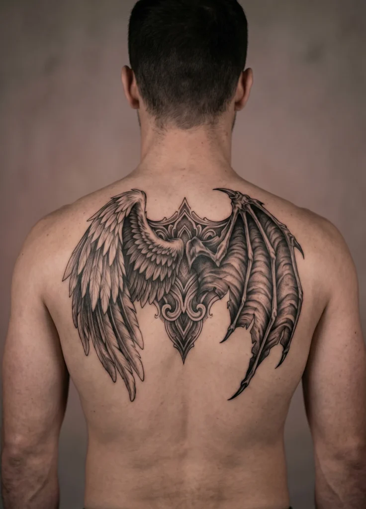 Angel Wing vs Demon Wing Back