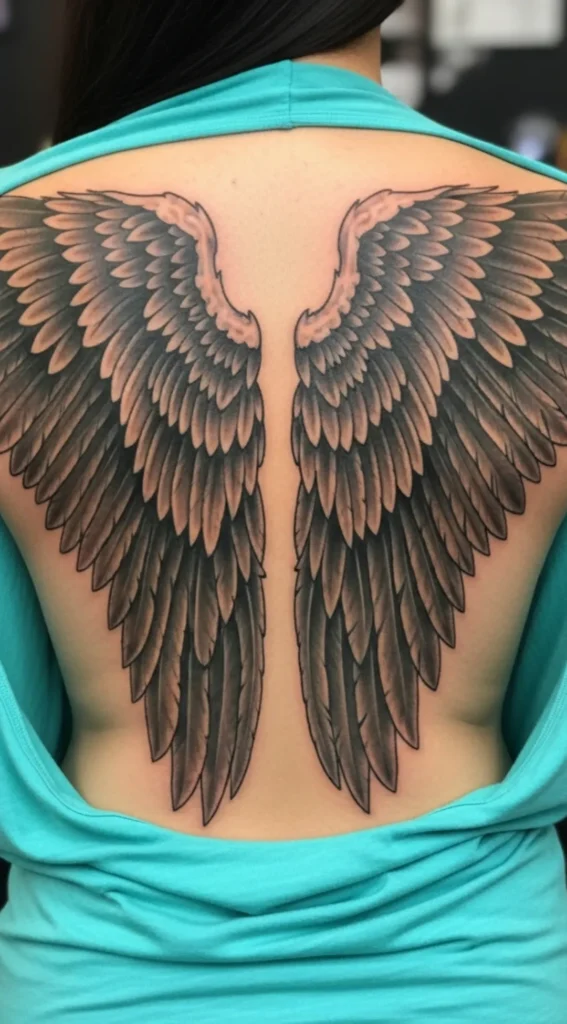 Angel Wings Full Back Power Design