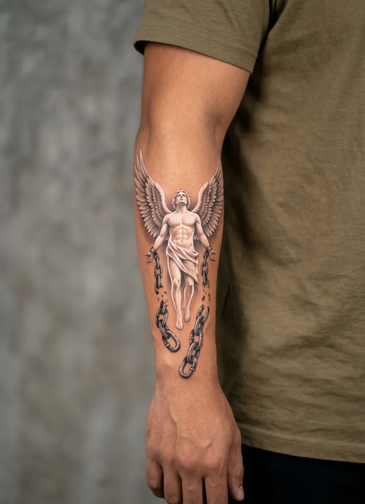 Angel with Broken Chains