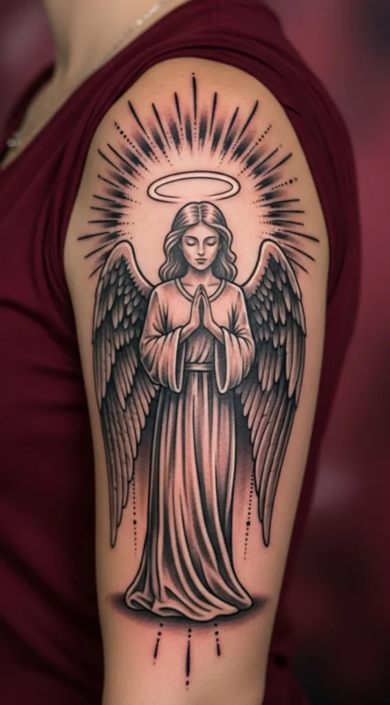 Angel with Glowing Halo