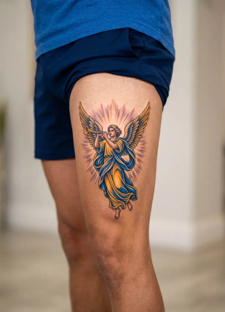 Archangel Gabriel with Trumpet