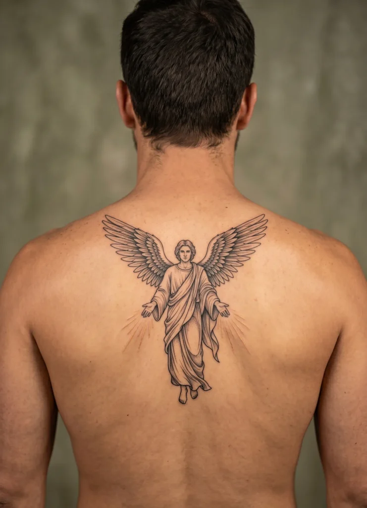 Archangel Raphael Healing Pose