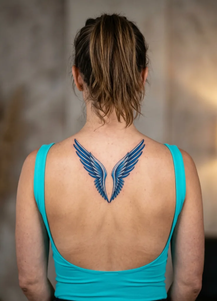 Back Wings in V Shape Design